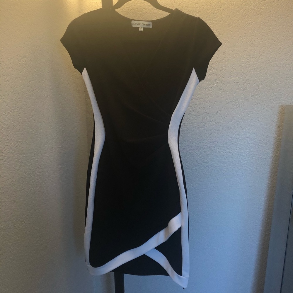 Black and white dress